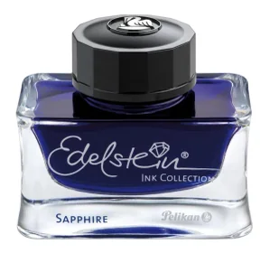 Atrament Edelstein Sapphire niebieski 50ml Pelikan - Długopisy - miniaturka - grafika 1
