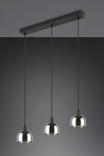 Molly lampa wisząca 3xE14 czarna/chrom 31863032 - Lampy sufitowe - miniaturka - grafika 1