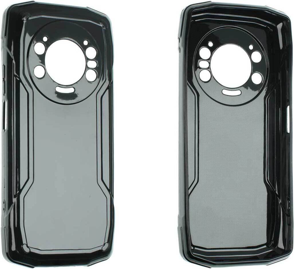 caseroxx ochronny pokrowiec TPU kompatybilny z Cubot KingKong Star, gumowe etui na telefon komórkowy czarny