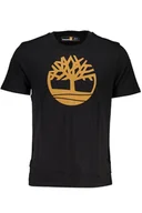 Koszulki męskie - T-SHIRT MĘSKI Z KRÓTKIM RĘKAWEM TIMBERLAND CZARNY - Timberland - miniaturka - grafika 1
