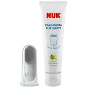Szczoteczki do zębów - Nuk Zestaw do Mycia Pierwszych Ząbków od 3m - miniaturka - grafika 1