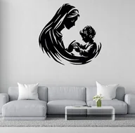 Obrazy i zdjęcia na płótnie - DEKORACJA ścienna Obraz wzór MARYJA Z JEZUSEM - miniaturka - grafika 1