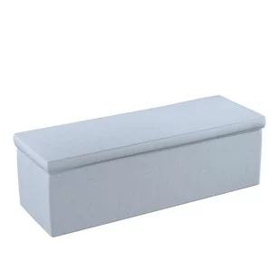 Dekoria.pl Dekoria.pl Skrzynia tapicerowana błękitny melanż 120 × 40 × 40 cm Amsterdam 526-704-46 - Pufy i podnóżki - miniaturka - grafika 1