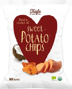 TRAFO CHIPSY Z BATATÓW SMAŻONE NA OLEJU KOKOSOWYM BIO 80 g - TRAFO - Chrupki - miniaturka - grafika 2