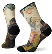 Skarpety termoaktywne - Smartwool U'S Performance Hike Light Cushion Mountain Print Crew, 100, S - miniaturka - grafika 1