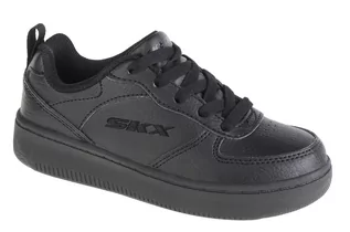 Buty dla chłopców - Skechers Sport Court 92 405696L-BBK chłopięce sneakersy czarne - grafika 1
