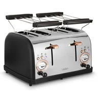 Tostery - Duży Rodzinny Toster Lauben Toaster 1500BC na 4 Grzanki 2 Ruszty - miniaturka - grafika 1