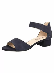 CAPRICE Sandały damskie 9-9-28212-28 z obcasem, niebieski - Ocean Suede - 39 eu - Sandały damskie - miniaturka - grafika 1
