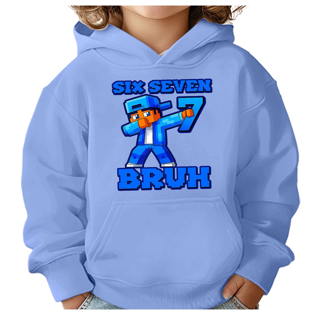 BLUZA DZIECIĘCA Z KAPTUREM 67 SIX SEVEN BRUH 146-152 DLA DZIECKA PREZENT