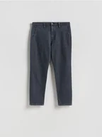 Spodnie męskie - Reserved - Jeansy straight fit - szary - miniaturka - grafika 1