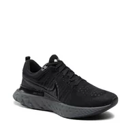 Buty sportowe damskie - Nike Buty React Infinity Run Fk 2 CT2357 003 Black/Black/Black/Iron Grey - miniaturka - grafika 1