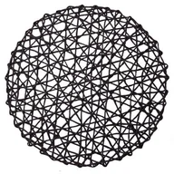 Obrusy i serwetki - Podkładka CARTA śr.38 cm czarny - miniaturka - grafika 1