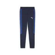 Odzież sportowa dziecięca - Młodzieżowe spodnie dresowe EVOSTRIPE PUMA Club Navy Blue - miniaturka - grafika 1