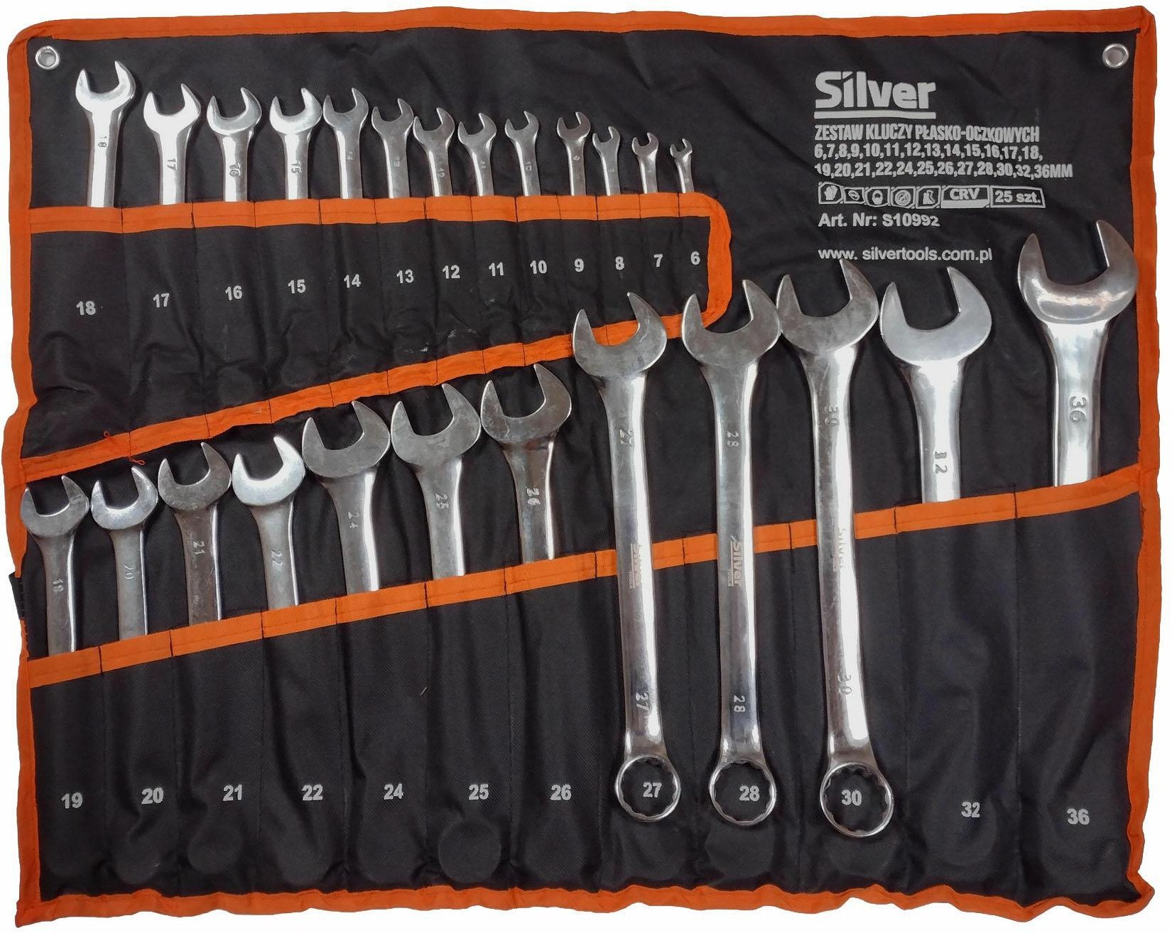 SILVER KLUCZ PŁASKO-OCZKOWY 6-36mm 25szt.