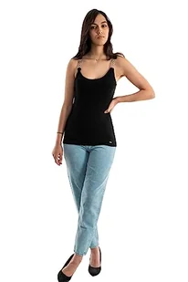 Morgan damski top DUA czarny TL, czarny, L - Koszulki i topy damskie - miniaturka - grafika 1