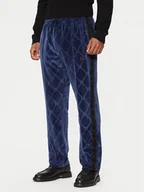 Spodnie sportowe męskie - HUGO Spodnie dresowe Dislaco 50522512 Granatowy Relaxed Fit - miniaturka - grafika 1