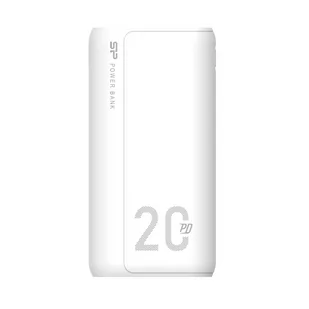 Silicon Power Powerbank QS15 20000mAh QC3.0+PD 2xUSB A, 1x mUSB + 1x USB C, biały 2_419766 - Powerbanki - miniaturka - grafika 1