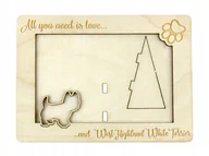 Ramki na zdjęcia - West Highland White Terrier ramka na zdjęcie - miniaturka - grafika 1