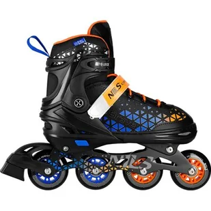 Łyżworolki NILS EXTREME Brave NH18190A 4w1 ( 39-43) Niebiesko-pomarańczowy - Rolki - miniaturka - grafika 1