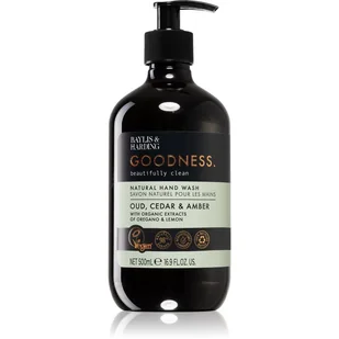 Baylis & Harding Goodness Oud, Cedar & Amber Hand Wash 500ml - Mydło do rąk 500 ml - Mydła - miniaturka - grafika 1
