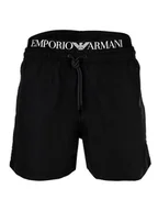 Kąpielówki męskie - Emporio Armani Szorty kąpielowe 28236 Czarny Comfort Fit - miniaturka - grafika 1
