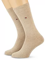 Skarpetki męskie - Tommy Hilfiger Męskie skarpety Classic (2 sztuki), jasny beżowy melanż, 47-49 EU - miniaturka - grafika 1