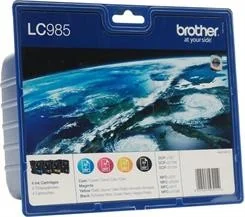 BROTHER LC-985VALBP / LC985VALBP (cyan, magenta, yellow, black) - Tusze oryginalne - miniaturka - grafika 1