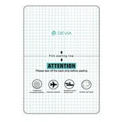Szkła hartowane na telefon - Devia Zestaw folii anticrash do maszyny tncej 50szt V2 - miniaturka - grafika 1