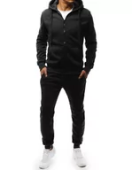 Dresy męskie - Dres męski czarny Dstreet AX0380-XXL - miniaturka - grafika 1
