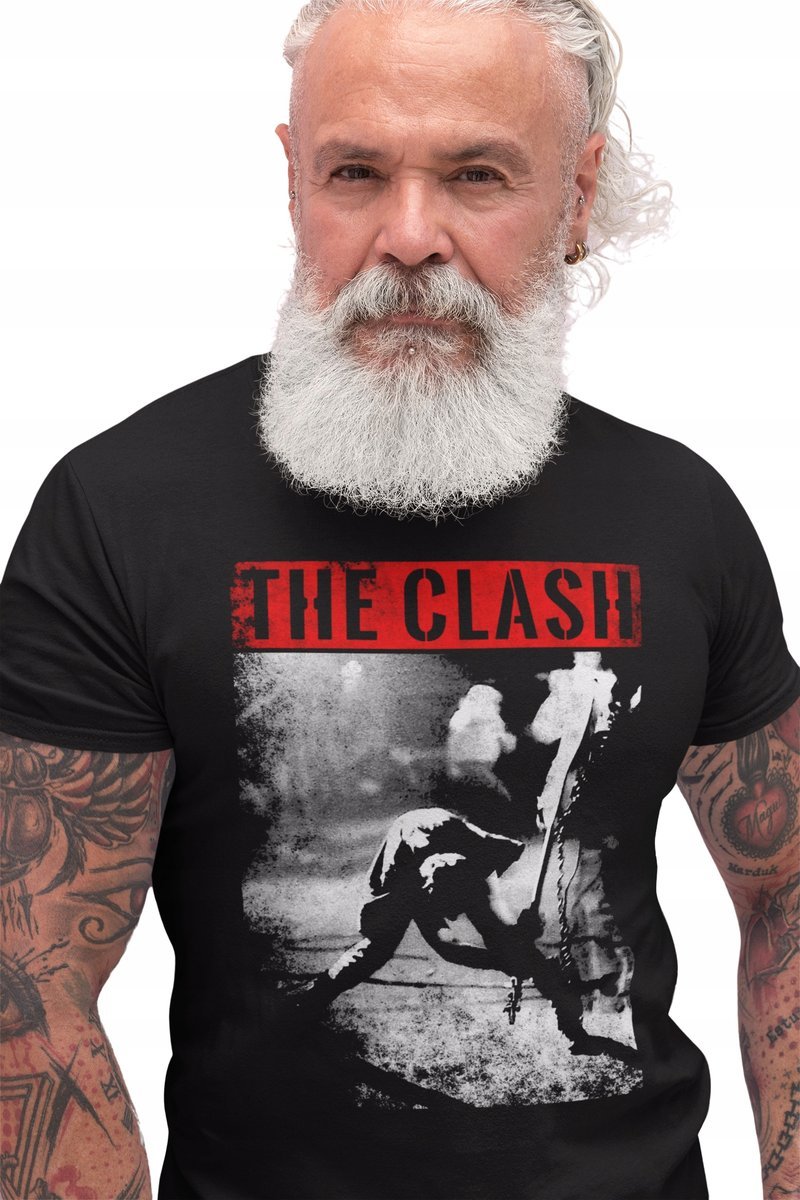 THE CLASH Koszulka T-Shirt Punk 6 WZORÓW S