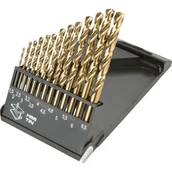 Wiertła - Graphite Wiertła Do metalu HSS-TiN 1.5-6.5mm komplet 13sztuk 57H198 - miniaturka - grafika 1