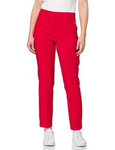 Tommy Hilfiger Damskie spodnie Core Suiting Slim, Podstawowy czerwony, R46 - Spodnie damskie - miniaturka - grafika 1