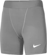 Spodnie sportowe damskie - Nike Spodenki damskie Nike DF Strike NP Short szare DH8327 052 S - miniaturka - grafika 1