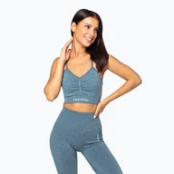 Bielizna sportowa damska - Biustonosz fitness Carpatree Allure Seamless mallard blue - miniaturka - grafika 1