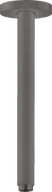 Akcesoria do armatury i ceramiki - HANSGROHE 27389340 Przyłącze sufitowe S 300 mm, czarny chrom szczotkowany - miniaturka - grafika 1