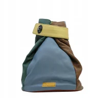 Torebki damskie - Plecak damski klasyczny skórzany kolorowy regulowane szelki kieszeń OLIVKA - miniaturka - grafika 1