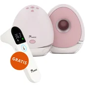 Laktatory - Momini TwinHarmony, laktator elektroniczny, podwójny, 4-fazowy, bezprzewodowy + LittleCare, termometr na podczerwień gratis - miniaturka - grafika 1