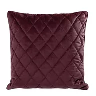 Poszewki na poduszki - Euro Firany Poszewka Velvetowa Velvet 27 45 x 45 Bordowy 1219232 - miniaturka - grafika 1