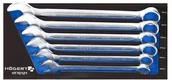 Akcesoria do elektronarzędzi - hogert technik Zestaw kluczy płasko-oczkowych 6 szt., wkład EVA HT7G121 HT7G121 - miniaturka - grafika 1