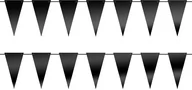 Sylwester - Baner girlanda flagietki czarne - 250 cm - miniaturka - grafika 1