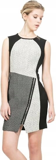 DESIGUAL SUKIENKA DAMSKA BEZ RĘKAWÓW PROSTA MINI 34 JSK