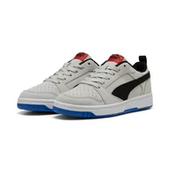 Sneakersy damskie - Dziecięce Sneakersy PUMA PUMA REBOUND V6 LO MID 90S JR 40063601 – Szary - miniaturka - grafika 1