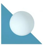 Lampy ścienne - Swedish Ninja - Candy Little Triangle Lampa Ścienna Scandi Blue Swedish Ninja - miniaturka - grafika 1