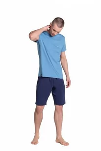 Henderson Duty 38881-95X Niebiesko-Granatowa piżama męska - Piżamy męskie - miniaturka - grafika 1