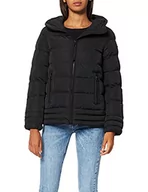 Kurtki damskie - Geox Parka damska W Backsie, Czarny, 30 - miniaturka - grafika 1