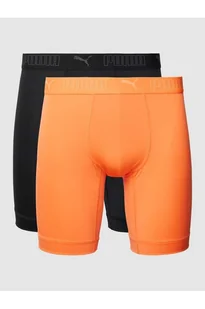 Obcisłe bokserki z detalami z logo w zestawie 2 szt. - Puma - Majtki damskie - miniaturka - grafika 1