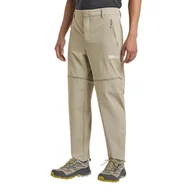 Spodnie sportowe męskie - Męskie spodnie z odpinanymi nogawkami Jack Wolfskin HIKEOUT ZIP OFF PANTS M stone - 46R - miniaturka - grafika 1