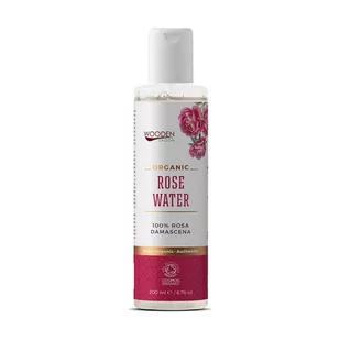 Wooden Spoon Organiczna Woda Różana z róży damasceńskiej 200 ml - Płyny micelarne - miniaturka - grafika 1