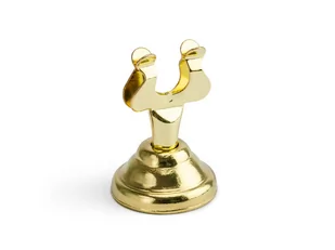 Party Deco Stojak na winietki złoty - 4 cm - 1 szt. PCH2-4-019 - Wesele i ślub - miniaturka - grafika 1