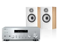 Zestawy stereo - Yamaha R-N600A (srebrny) + 607 S3 (dąb) - miniaturka - grafika 1